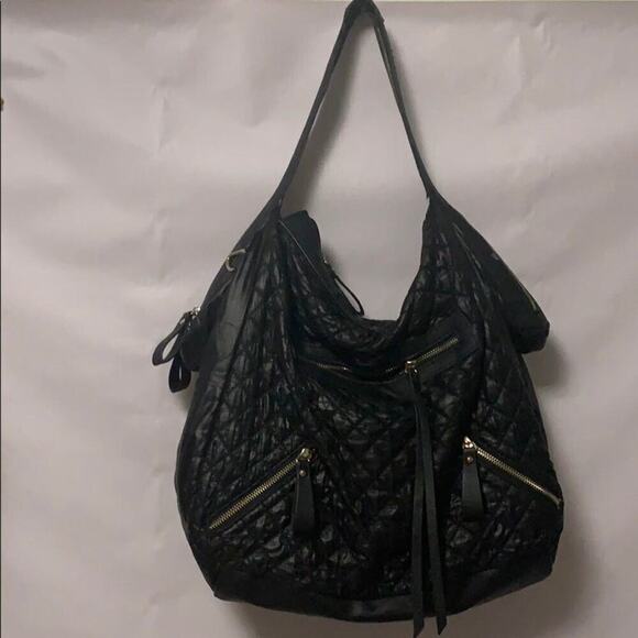 SONDRA‎ ROBERTS SQUARED QUILTED BLACK BAG - Picture 4 of 10